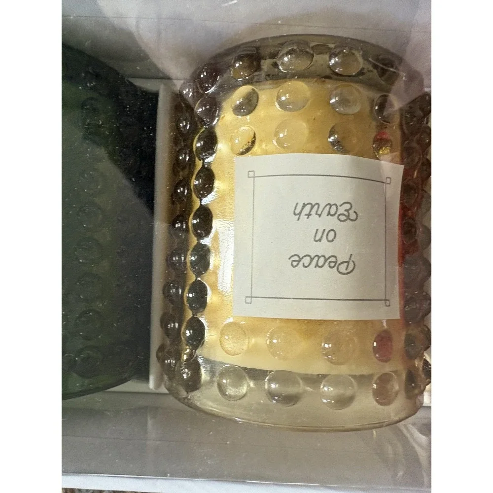 Hallmark Boxed Candle Set 3 Scented Glass Jar Holiday Cinnamon Sugar Cookie Pine